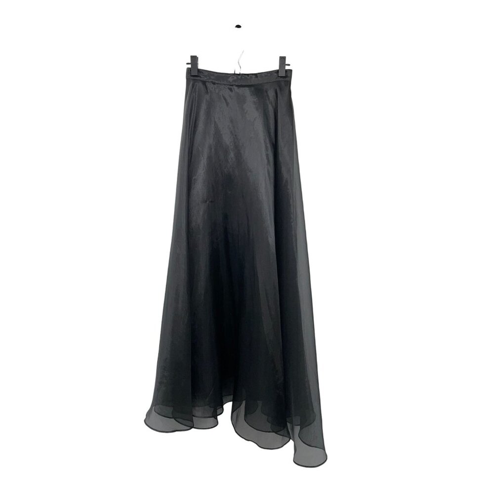 JS Collections Maxi Skirt Womens 6 Used Lined Formal Black